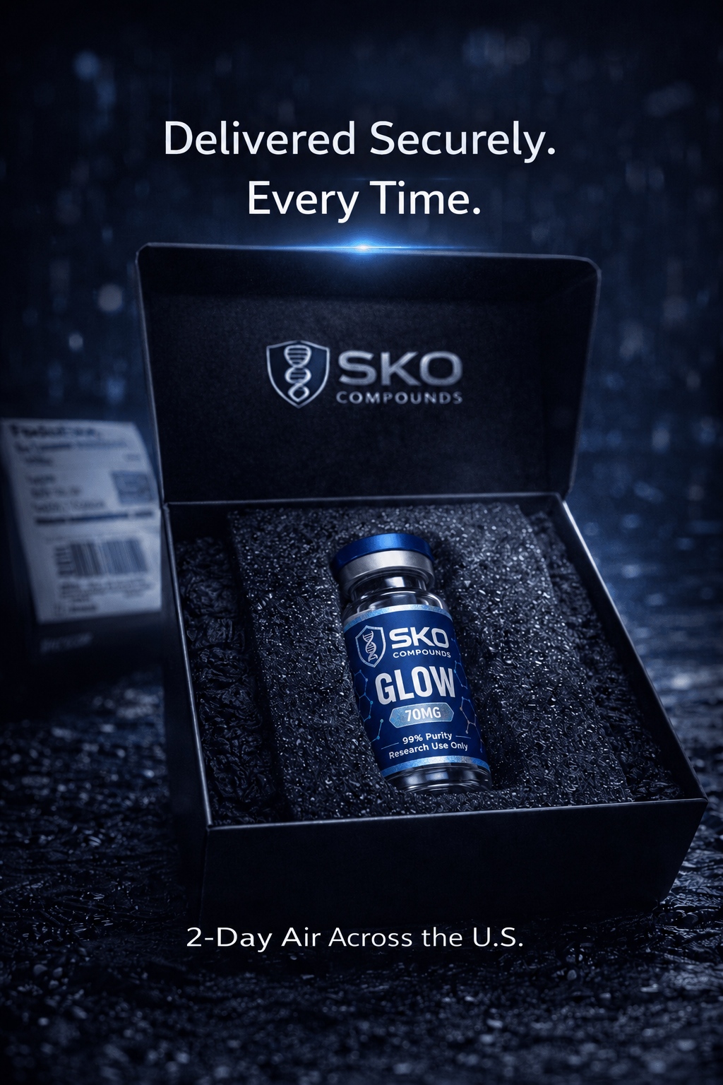 SKO Compounds secure delivery packaging