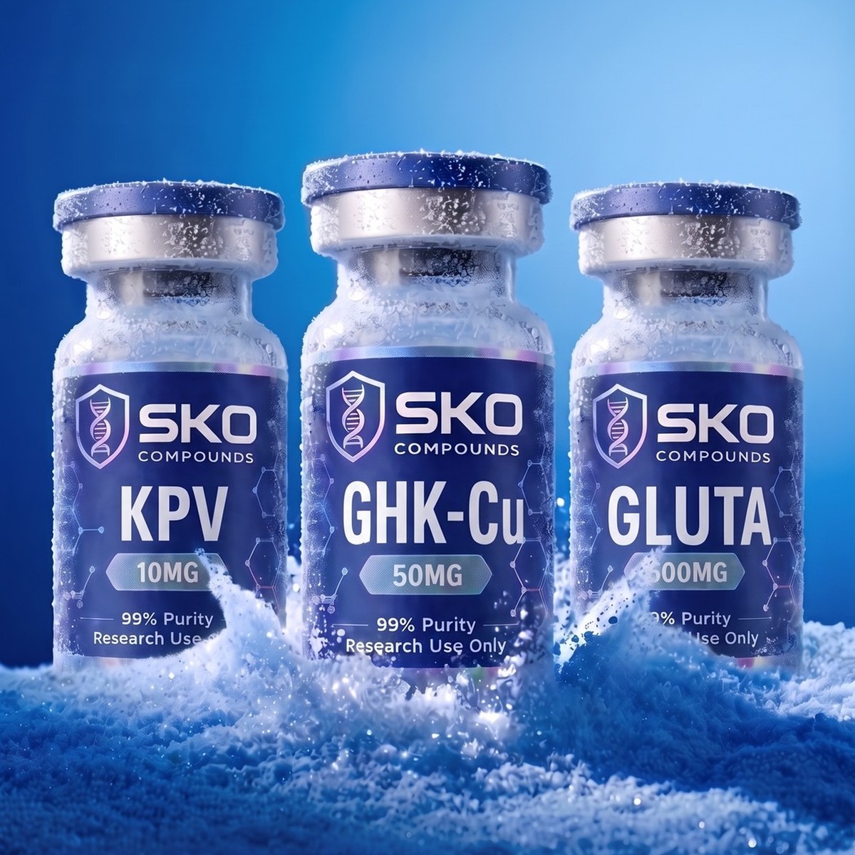KPV / GHK-Cu / Glutathione Research Bundle
